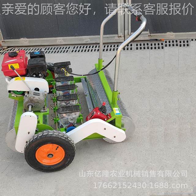 Gasoline white green onion sowing machine kohlrabi coriander sowing machine vegetables for farmers yl-bzj big vegetable sowing machine