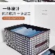 Clothes storage box houndstooth home wardrobe layered