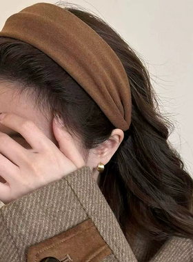 简约气质宽边发箍女2026新款韩系