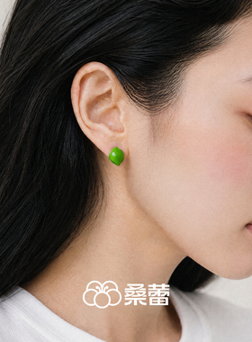桑蕾柠檬耳钉女时尚设计日常百搭2026春夏新款爆款