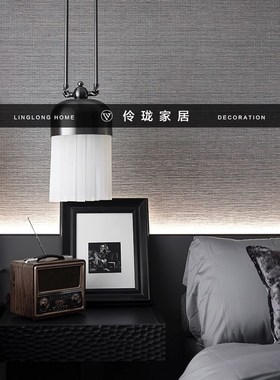 轻奢系样板间卧室书房床头柜妆台组合摆件台灯装饰V画书籍摄影道