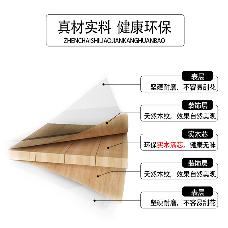 新品衣柜连床一体空间利用1米5双人床主卧带储物功能组合榻榻米侧-图1