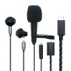 Zhumenniao K5 national karaoke headphones wired singing mobile phone suitable for Huawei typec semi-in-ear earphones