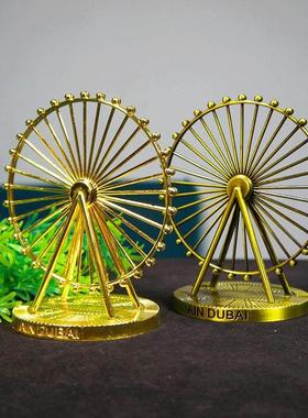 新款迪拜摩天轮摆件金属工艺品魔幻的感觉您找到了吗现货外贸