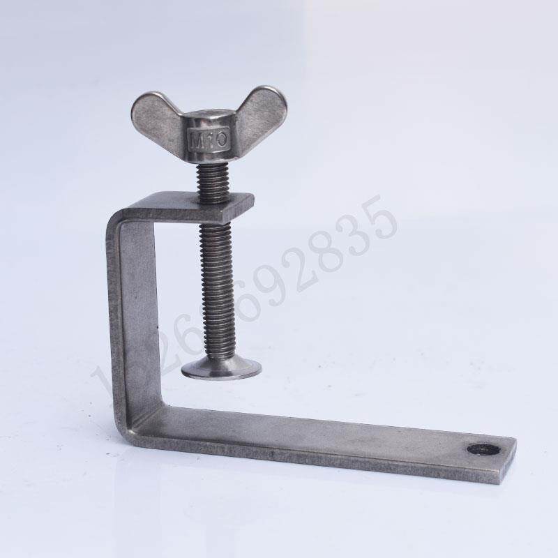 不锈钢加厚老虎卡方钢夹UC型方管抱箍管夹C型钢老虎夹卡定制 - 图1