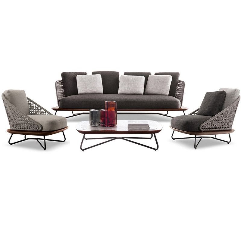 户外沙发组合售楼部别墅小区架空层酒店室外庭院花园休闲藤编藤椅,淘宝优惠券,粉丝福利购,淘宝优惠卷