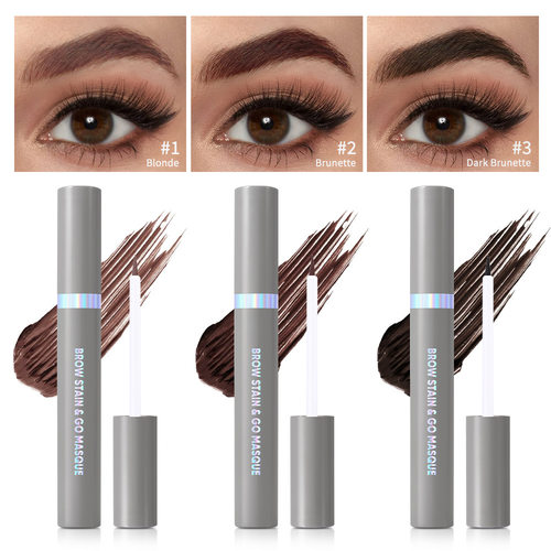 跨境彩妆lakerain眉笔眉毛部染色笔液体染眉膏Brow Stain & Go Ma - 图1