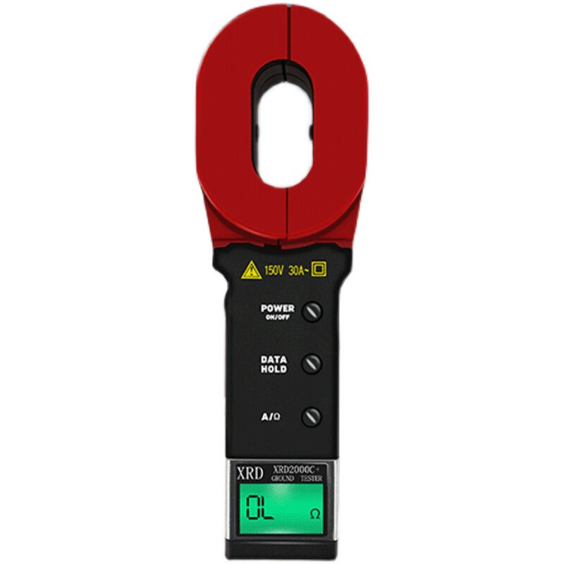 祥瑞德仪器钳形接地电阻测试仪数字接地电阻仪回路电阻仪欧姆表 - 图0