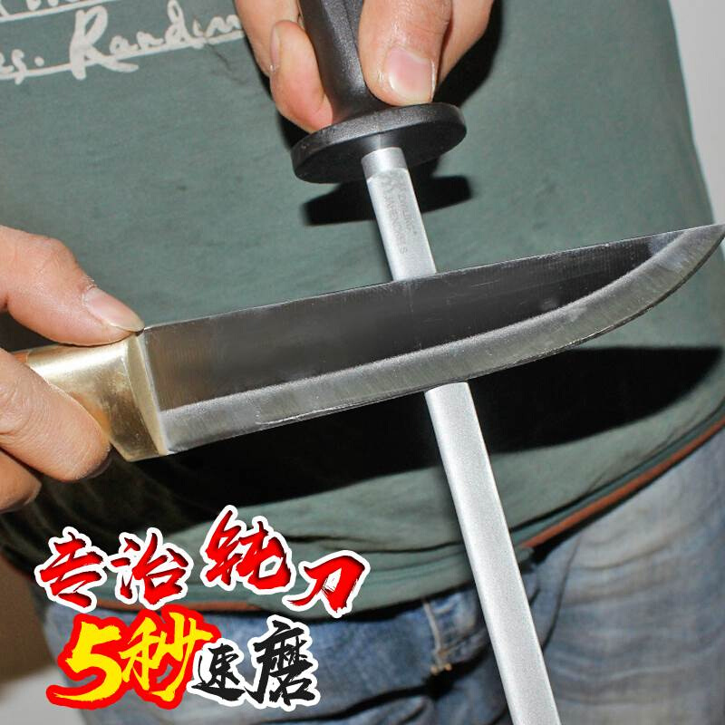 磨刀棒屠夫专用专业卖肉磨刀神器工具家用商用厨师手动挡超细刀棍 - 图1