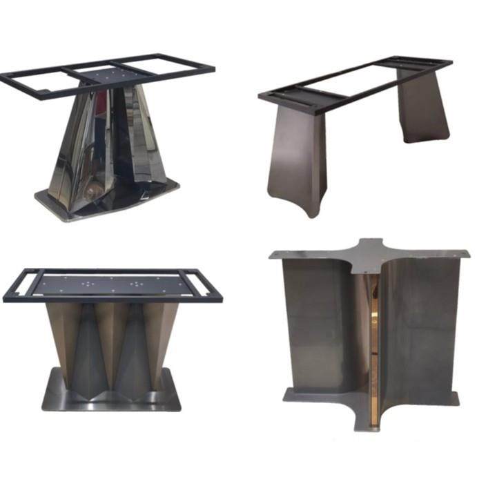 金属不锈钢碳素钢桌脚架高端轻奢现代大理石岩板奢石餐桌脚架底座,淘宝优惠券,粉丝福利购,淘宝优惠卷