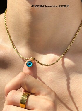 EvilEye恶魔之眼锁骨链Koz项链