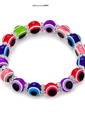 8/10MM树脂EvilEye恶魔之眼手串
