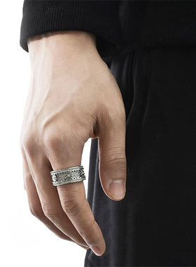 满天星转动戒指男女情侣款