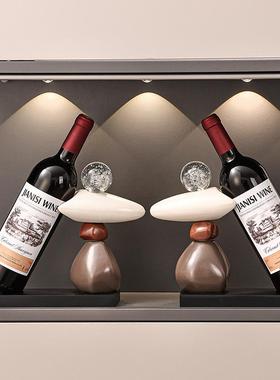 时高来运转红酒架餐摆件酒柜装饰品轻奢档级高感客54656321厅家居