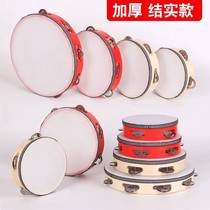 Childrens Xinjiang dance test class percussion instrument Handbeat drum Hand Rattle of Orff Professional Kindergarten Teacher Use