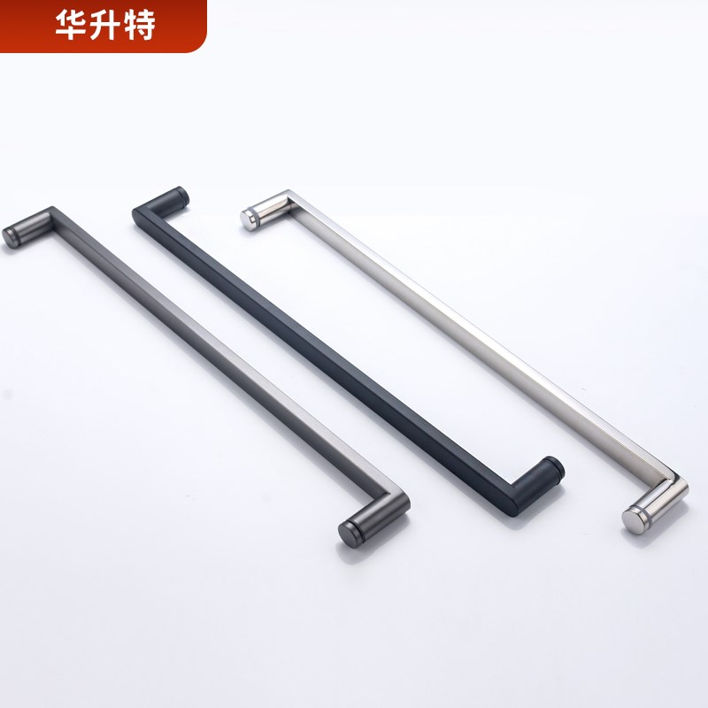极窄极简3c04黑色淋浴房拉手卫生间隔断冲凉房木门移门不锈钢扶手 - 图2