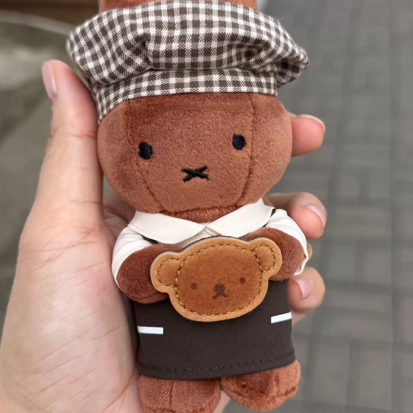 韩国米菲兔庆州限定面包厨师毛绒玩偶高颜值公仔挂件可爱包挂件 - 图1