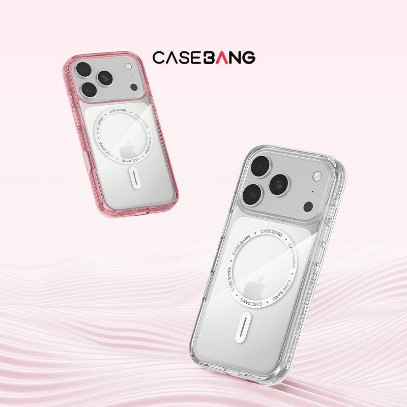CASEBANG出奇壳适用iPhone17ProMax/iPhone17Pro/16/15Pro三星S25Ultra透明闪粉防摔磁吸苹果手机保护壳体 - 图2