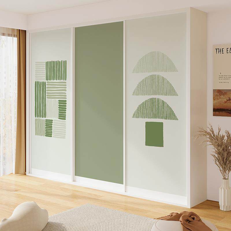 自粘门贴膜装饰推拉门衣橱柜门玻璃门移门贴纸翻新改色遮丑壁纸,淘宝优惠券,粉丝福利购,淘宝优惠卷