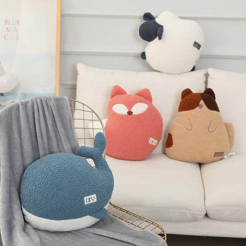 动物抱枕被子两用毯子二合一珊瑚绒汽车载车内办公室午睡靠枕靠垫,淘宝优惠券,粉丝福利购,淘宝优惠卷