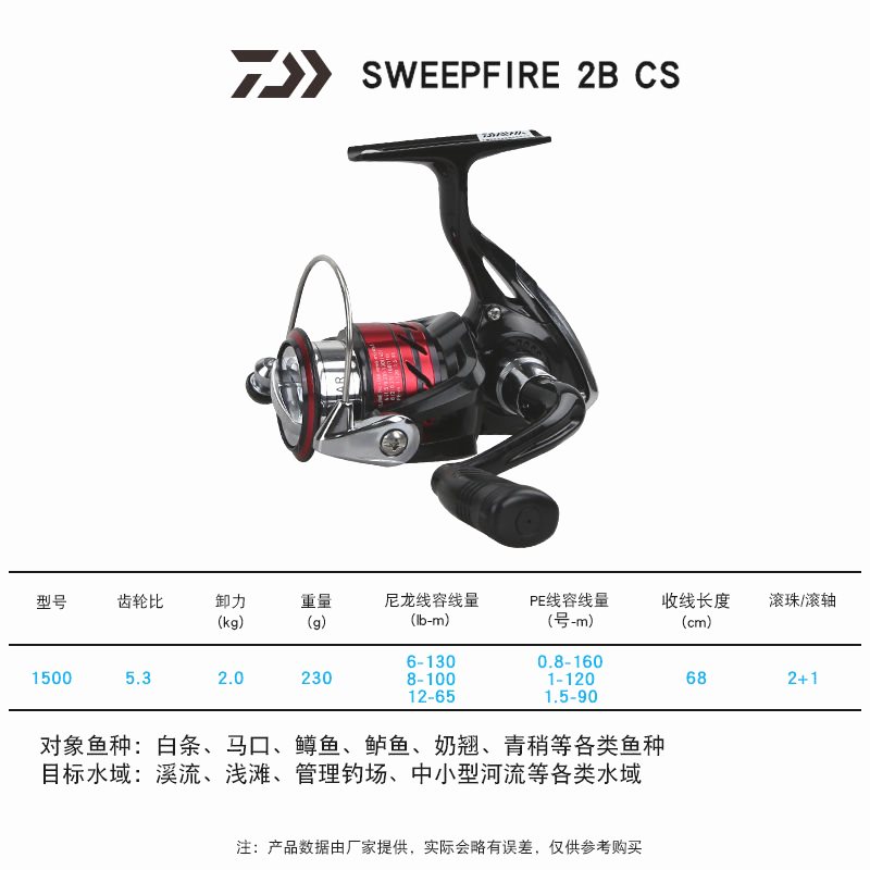 DAIWA达亿瓦纺车轮SWEEPFIRE 2B CS路亚海钓矶钓远投鱼线轮渔轮 - 图3