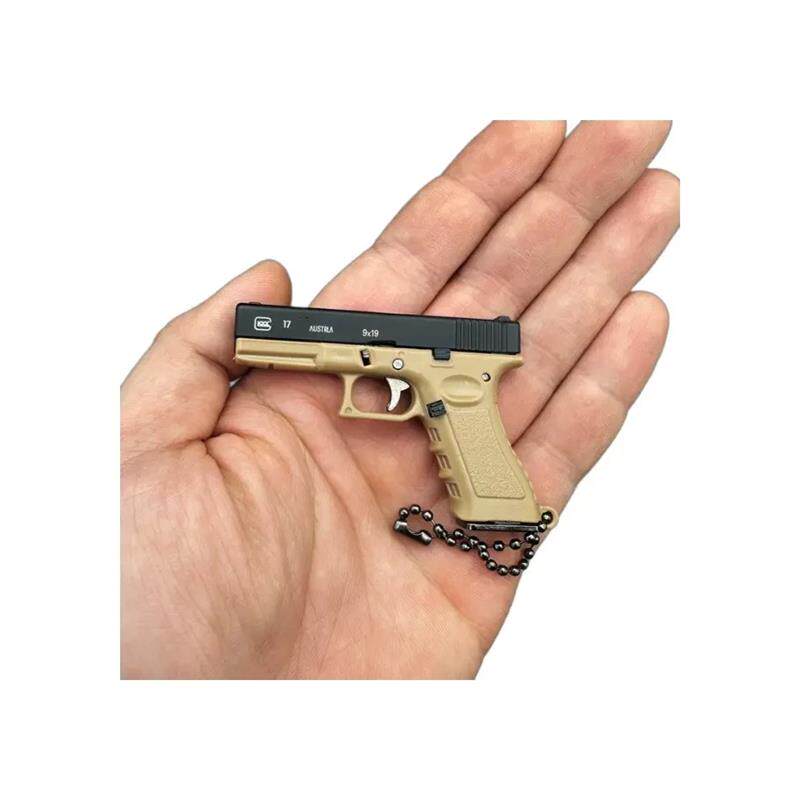 绝地求生钥匙扣格洛克手抢半合金钥匙扣模型礼品挂件摆件绝地求生吃鸡玩具