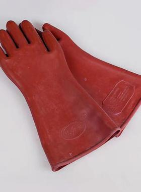 12kv绝缘手套带电作业胶皮手套电工高压防护劳保手套25kv