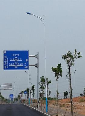 供应热镀锌单悬臂交通标识杆F杆高速公路街道安全设施标志牌杆