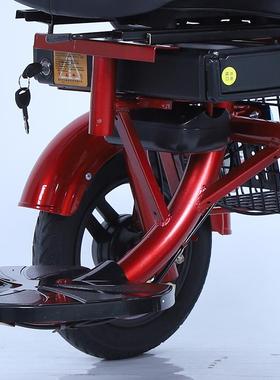 鹰之杰老年电动三轮车成人代步车多颜色可选骑行便捷前后两车筐