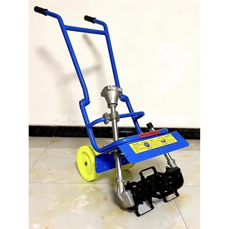 宗胜鸣山机械h新型双杆推车防缠草割碎草小型汽油除草机 - 图1