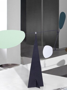 现代简约c创意金属几何平衡摆件客厅书房书桌书柜家居装饰品摆件