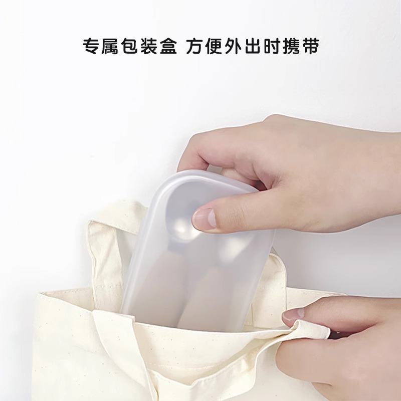ubmom不锈钢叉勺宝宝自主进食学吃饭专用训练勺儿童餐具勺子套装