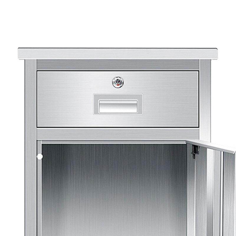 304不锈钢床头矮柜抽屉工具柜阳台收纳柜桌下柜一斗一门文件柜,淘宝优惠券,粉丝福利购,淘宝优惠卷