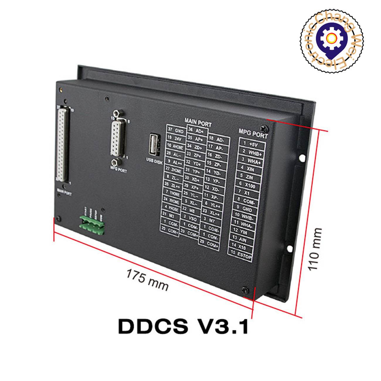 ddcsv3.1 机控制器运动控制系统3轴4轴 替代维宏 CNC雕铣圆孔 - 图2