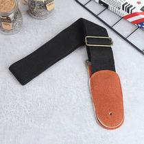 Guitar Pure Cotton Harness Manufacturer Straight for folk Guitar Braces Black Nylon Harness Electric Guitar Instrumental Accessories