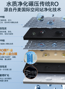 飞利浦台式即热免安装饮水机家用直饮净饮冰水气泡净水器冰镜S1