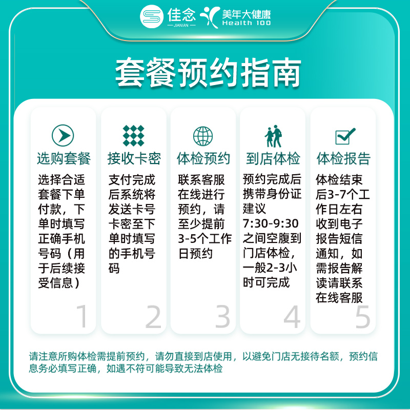 美年大健康体检套餐孝心父母升级体检卡中老年全身检查CT肿瘤筛查 - 图0