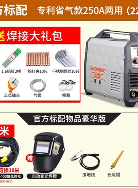 德国进口电焊机250A逆变不锈钢氩弧焊机220V家用两用工业级冷焊机