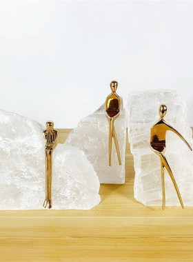 软装书房桌柜人物水晶石摆件办公室沙发背L景酒柜家居用品装饰摆