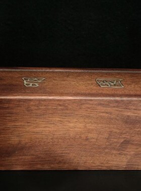 古玩花梨木镶嵌贝壳A老沉香茶叶收藏品送礼