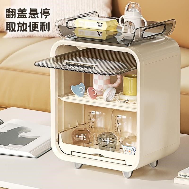 婴儿奶瓶b沥水架防尘带盖宝宝碗筷辅食工具晾干柜收纳箱水杯置物,淘宝优惠券,粉丝福利购,淘宝优惠卷