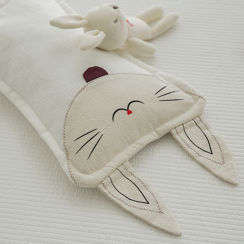 【】宝宝婴童荞麦枕婴儿定型透气枕儿童防偏头小枕头-图2