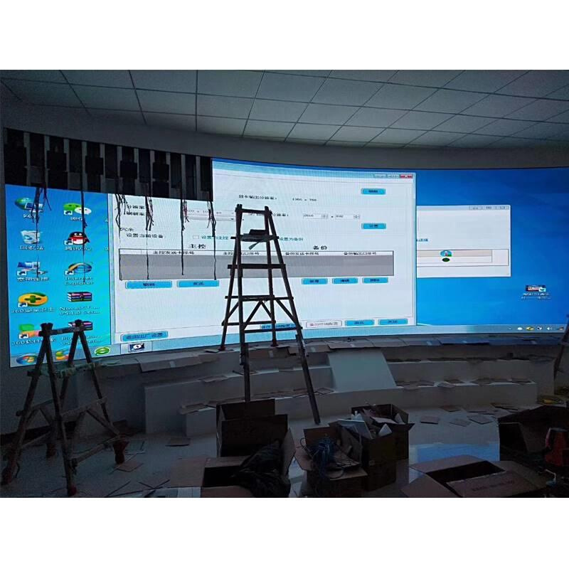 P1.25P1.5P1.8P2P2.5弧形LED显示屏室内全彩会议室展厅柔性曲面屏 - 图2