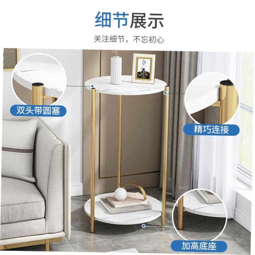 Simple Side Table Sofa Corner Table Ins Metal Light Luxury - 图2