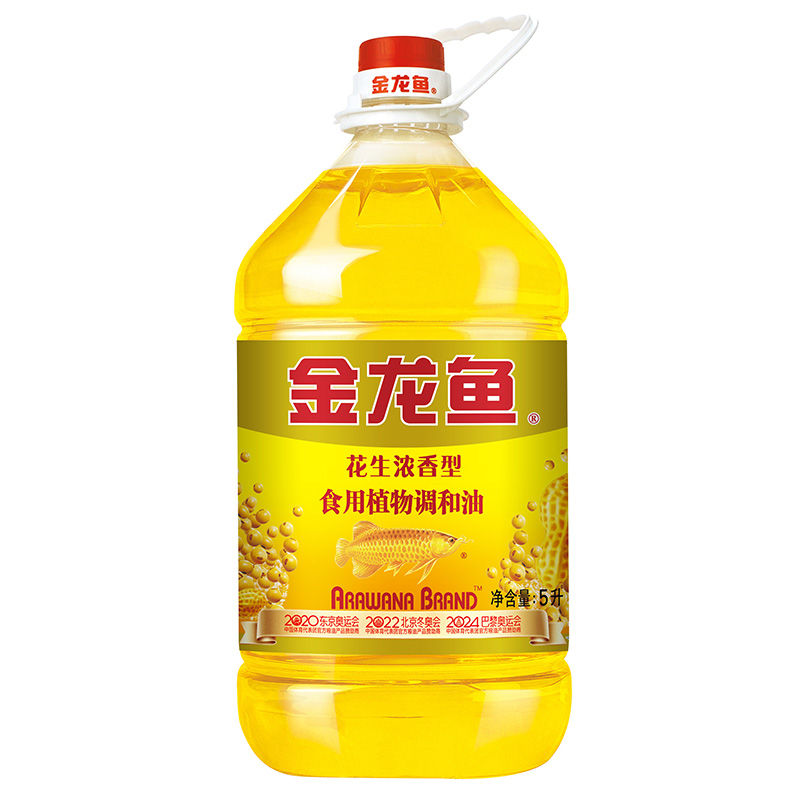 金龙鱼花生浓香型调和油5L*4桶  整箱家用商用大桶实惠装食用油 - 图3