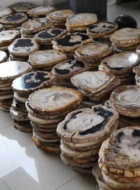 木化石摆件客厅电视柜 家居装饰品摆件高档轻奢大气 乔迁新居礼品