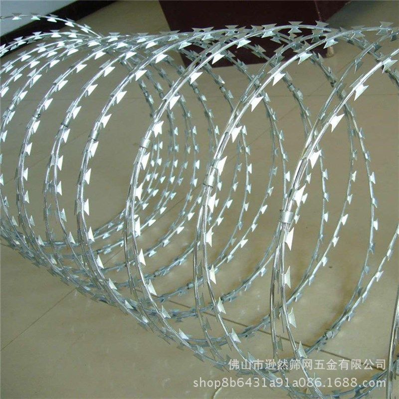 厂家现货直销 刀片刺绳 镀锌单股刺绳304不锈钢刀片刺绳刀片防盗,淘宝优惠券,粉丝福利购,淘宝优惠卷