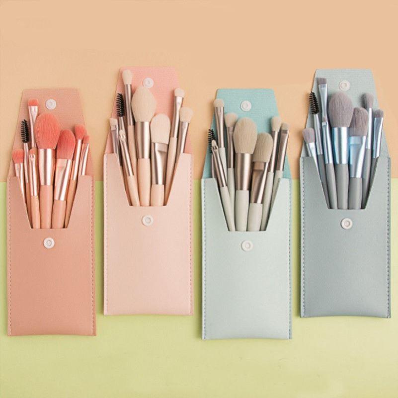 8 makeup brush set Beauty tool Beginner cosmetic brush - 图0