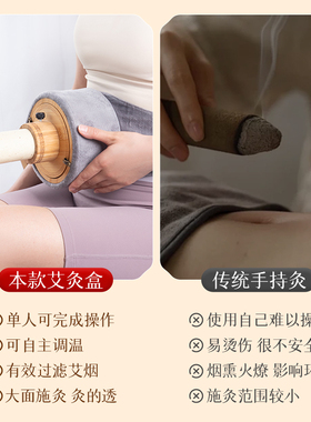 雷火灸专用无烟艾灸盒超好用！