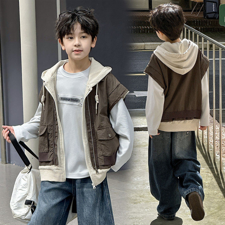 水洗连帽常规款棉类混纺拉链马甲,淘宝优惠券,粉丝福利购,淘宝优惠卷